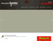 Tablet Screenshot of memphissprinterrepair.com